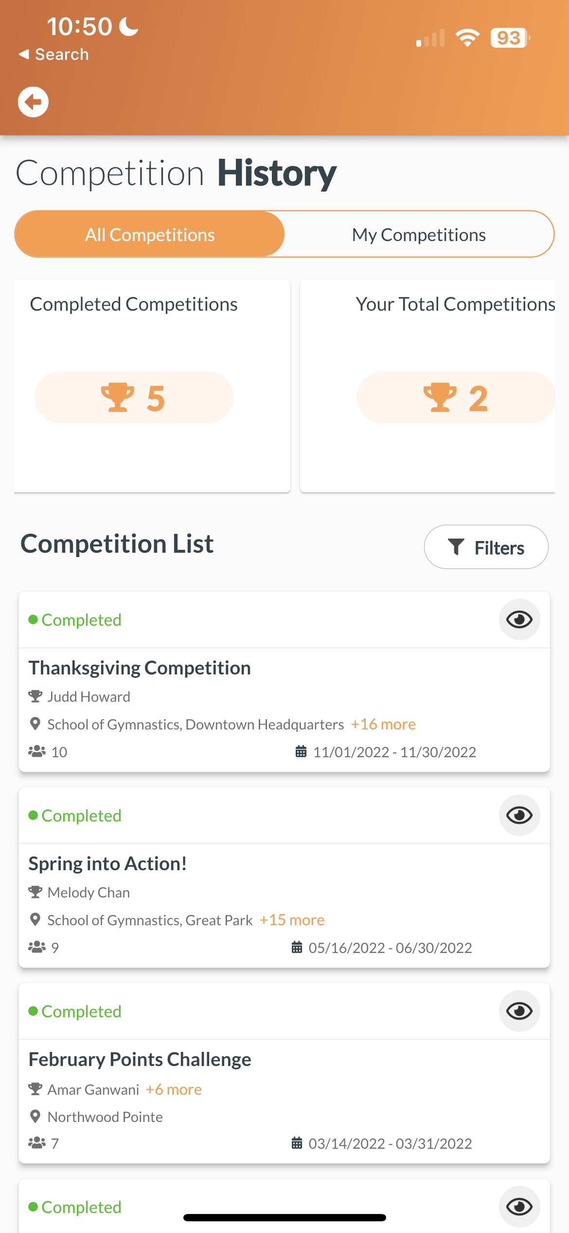 Competitions
